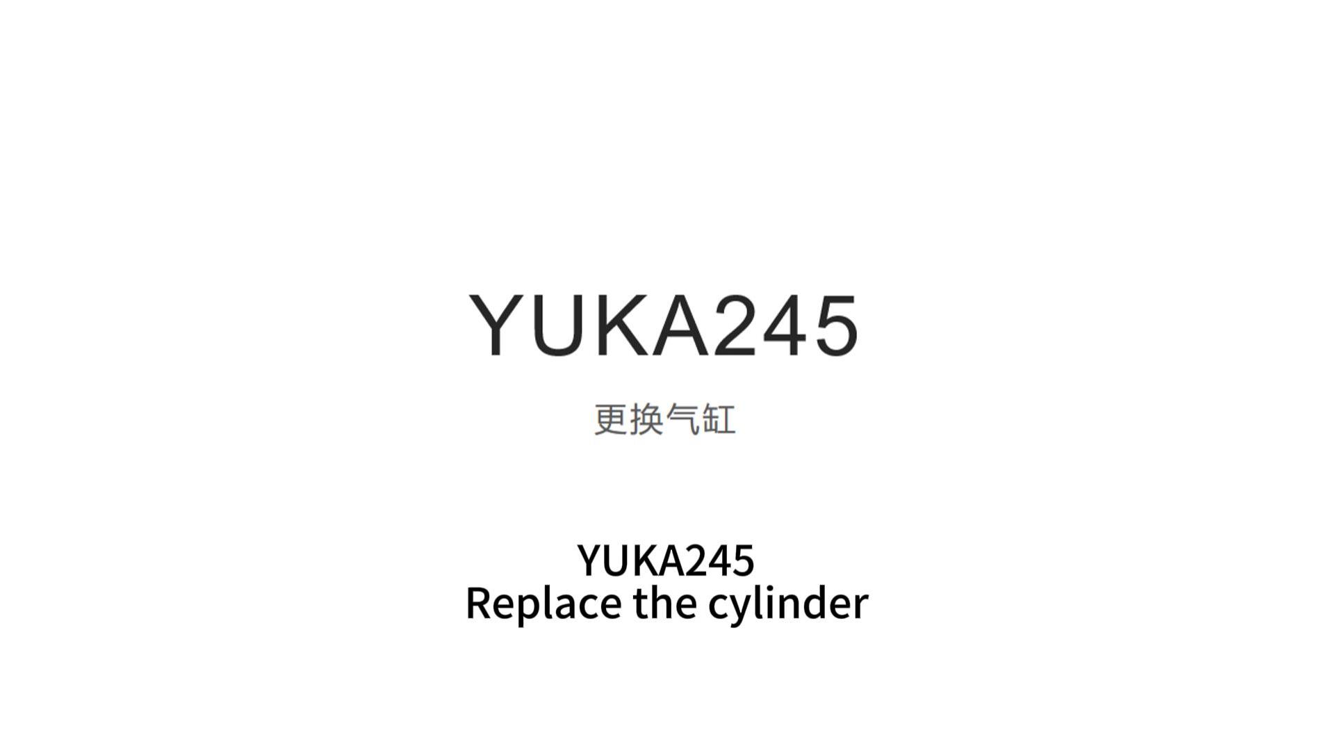 YUKA245更换气缸